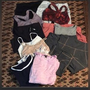Bundle of Yoga and Workout Clothes